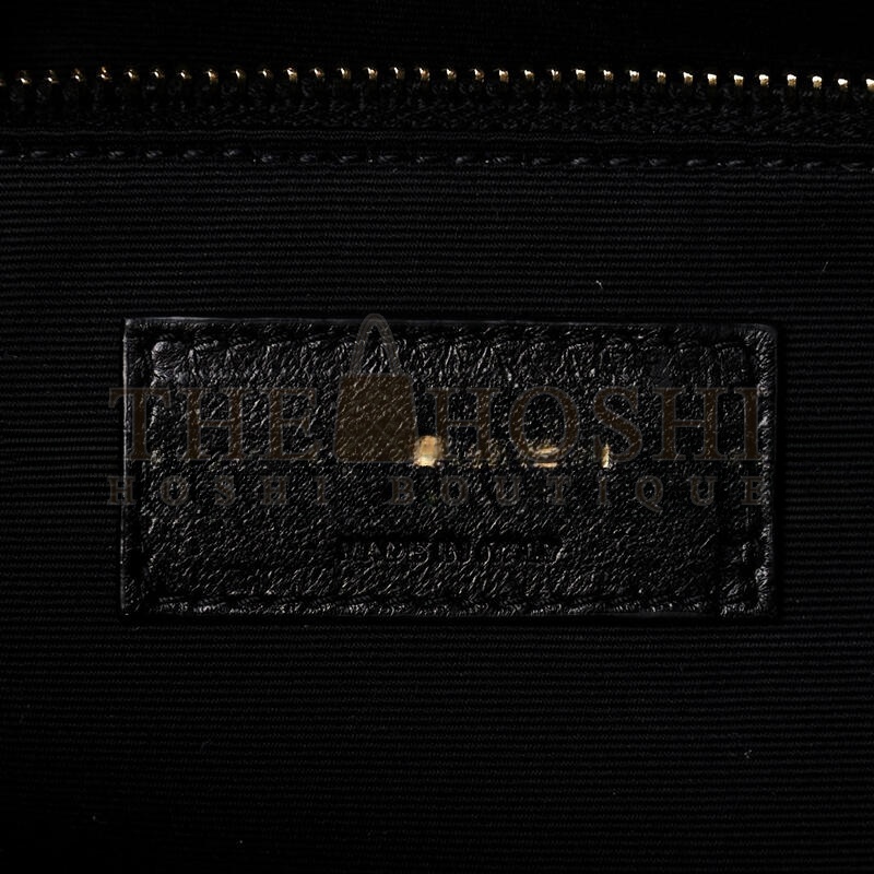 Y51 EAST WEST SHOPPING TOTE QUILTED CRINKLED GLOSSED-LEATHER 394195939309 (38*28*13cm) Master Quality